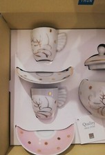 Thun Set 2 Tazzine E Zuccheriera linea ANGEL GOLD 