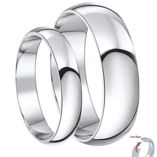 9ct oro bianco anelli - 9ct, e