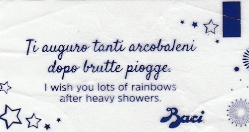 Cartiglio messaggino baci - messaggino,