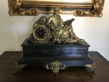 Orologio marmo nero e - nero,