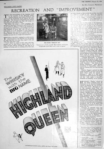 Old print 1930 wireless - 1930,