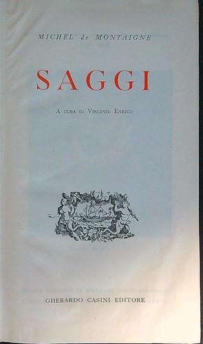 Saggi montaigne michel - de,