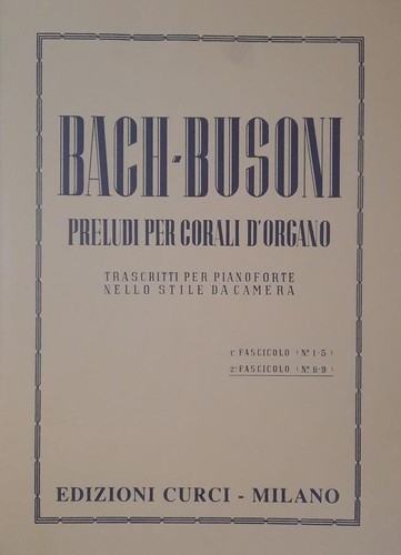Preludi per corali - d'organo,