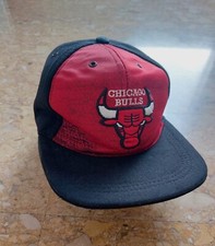 Chicago Bulls vintage cap black and red regular size NBA Basket