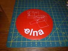 ADESIVO STICKER VINTAGE KLEBER MACCHINE DA CUCIRE ELNA 