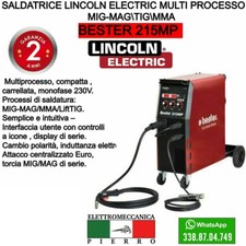 Saldatrice Lincoln Bester 215MP Multi Processo Mig-Mag / Tig / Mma 200A V230