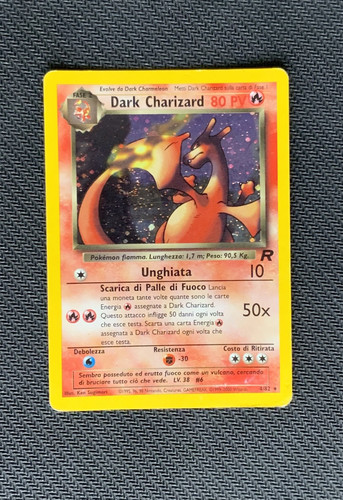 Dark charizard holo team - charizard,