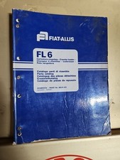 Catalogo Officina Originale FL6  Trattori Fiat  Allis Parti Di Ricambio  1978