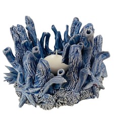 Acquario porta candela con