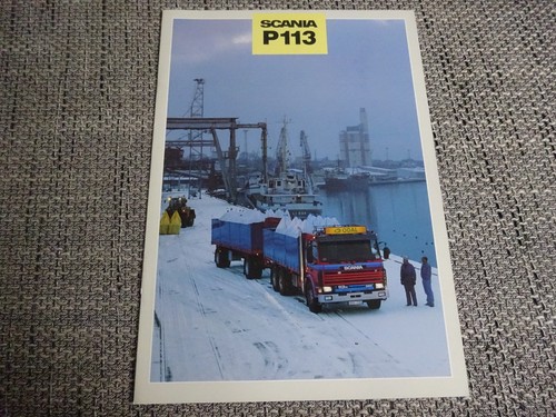 Brochure scania 113 camion - brochure,