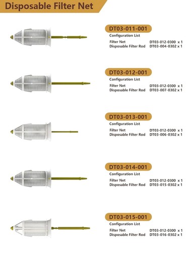 Set aste filtro - , espulsore