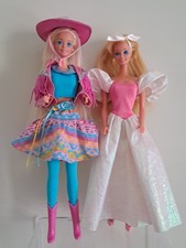 1989 Coppia  Barbie Western Fun-Suncharm,  My First Barbie Princess Mattel