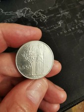 MONETA DA 100 LIRE MINERVA