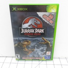 Jurassic Park Operation Genesis Xbox SOLO CUSTODIA E MANUALE - senza gioco