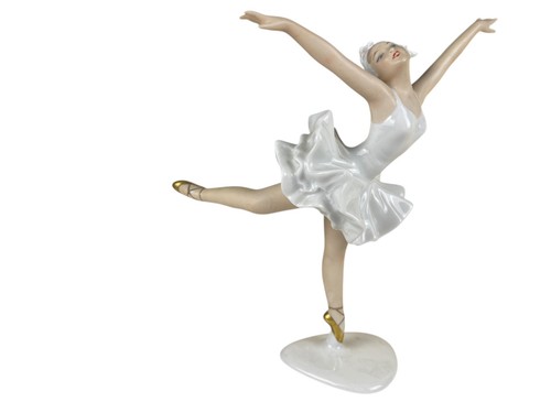 Statua ballerina porcellana - statua,