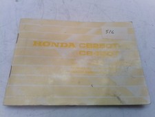 Honda CB 250 400 t libretto uso e manutenzione ing fra spa de 3641300