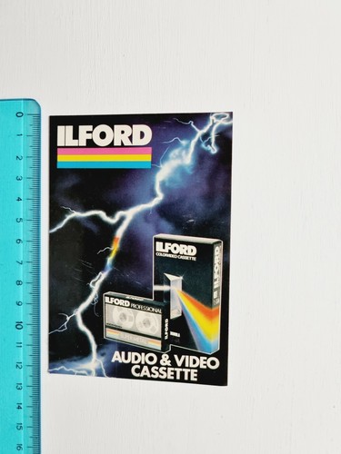 Adesivo ilford audio - adesivo,