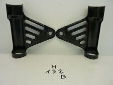 Aermacchi Cagiva SST 125 250 350  coppia portafaro staffe faro anteriore NERO