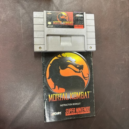 Mortal kombat super nintendo - super,