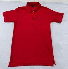 Polo ragazzo rossa manica