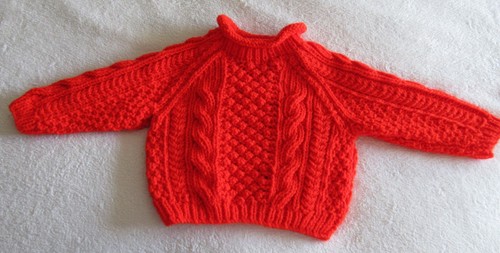Maglione lavorato mano - lavorato, a