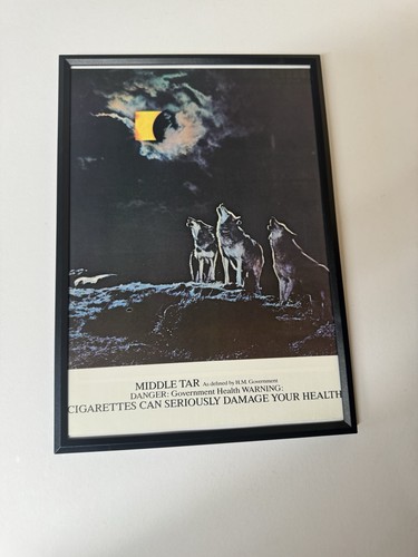 Framed original 1984 advert - original,