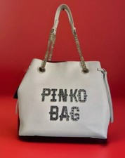 Borsa a mano Pinko bianca e