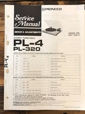 Pioneer pl 320 - pioneer, pl-4