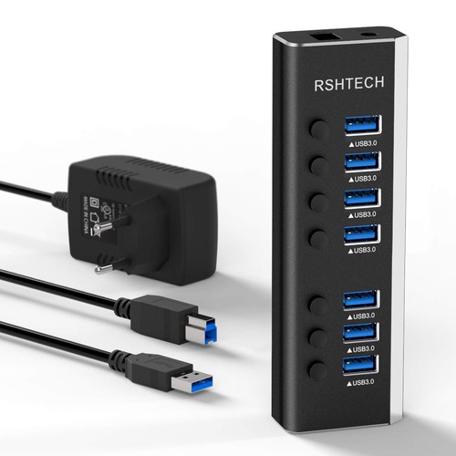 Rshtech hub usb 7 porte - 3.0,