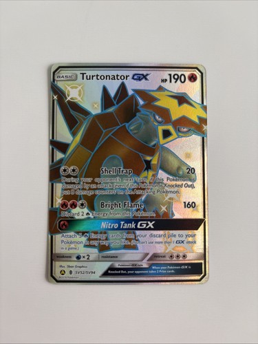 Carta pokemon turtonator - carta, gx