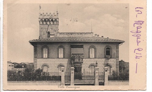 Cartolina marina pisa villa - pisa,