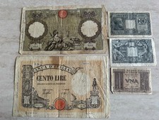 Lotto 5 banconote 1-10-100