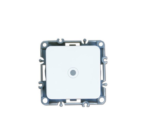 Pulsante unipolare bianco - pulsante,
