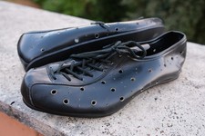 Scarpe ciclismo vintage NUOVE, per "L'Eroica". Vera pelle 40