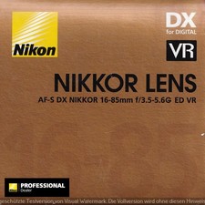 Nikon AF-S 16-85mm / 3,5-5,6