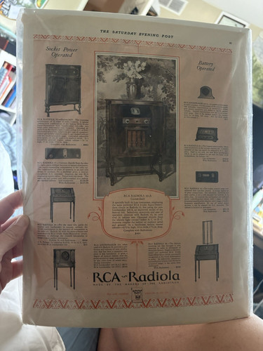 Pubblicità stampa rca radiola - stampa,