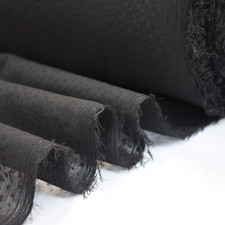 Black Flock Spot Chiffon Yoryu