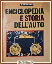 ENCICLOPEDIA E STORIA DELL'AUTO Anni 60 L'Europeo Libro
