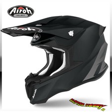 CASCO CROSS ENDURO MOTARD AIROH TWIST 2.0 BLACK MATT NERO OPACO