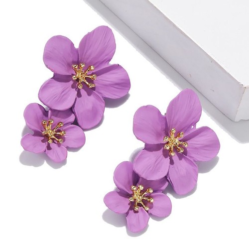 Orecchini forma fiore - orecchini, a