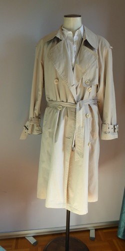 Trench imperméable gabardine