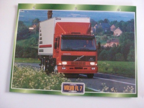 Carte fiche camion porteur - fiche,