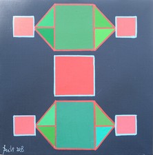 Achille Perilli Tecnica mista