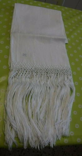 Asciugamani lino bianco