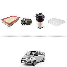HOFFCAR Kit tagliando - 4 filtri compatibile con Ford Tourneo Custom 2.0 TDCi Ec