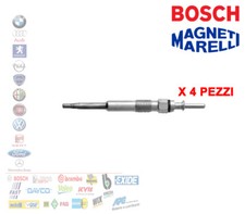 KIT 4 CANDELETTE GOLF 5 AUDI A3 A4 PASSAT MOTORI 2.0 TDI 140CV BOSCH 0250403002