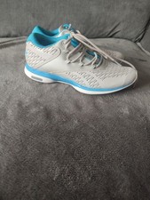 Scarpe da donna Reebok Easytone fitness/corsa grigio/blu taglia UK 4