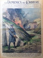 La Domenica del Corriere 29 Novembre 1942 WW2 Alessandro Cruto Il Sigaro Toscano