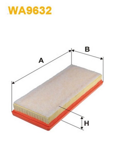 Wa9632 filtro aria per - filtro,