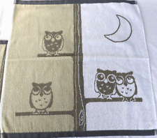 2x Asciugamani Gufo Ruota